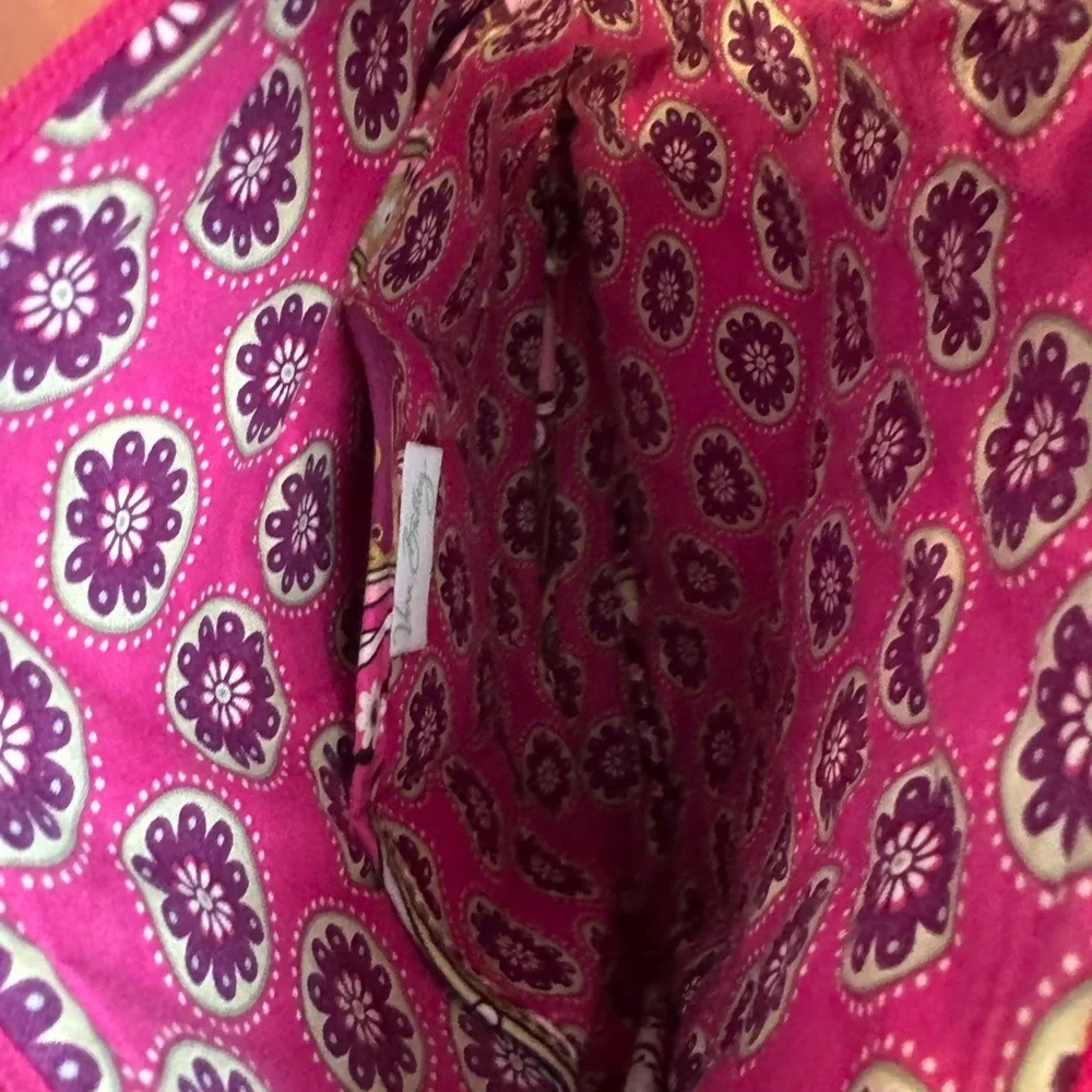 Vera Bradley Floral Pink and Purple Crossbody Bag